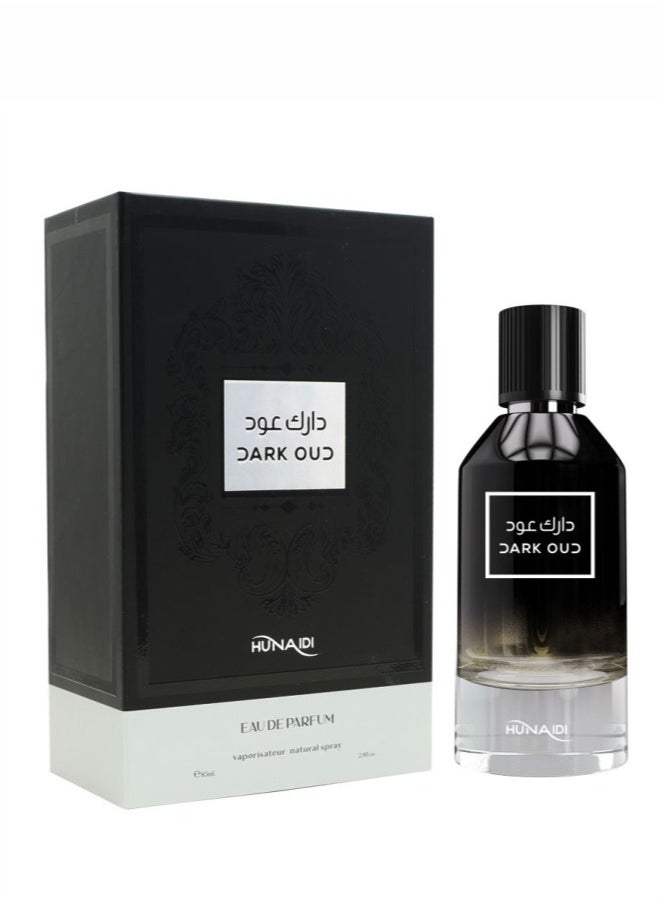 Al Hunaidi Perfumes - Dark Oud by HUNAIDI Perfumes for Men 85ml | Exotic Arabic Oud Perfume for Men | Long Lasting Perfume for Men | Rich and Masculine Fragrance with Saffron and Patchouli Notes - Image 1
