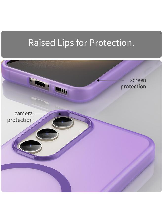 اس-توب جراب لهاتف Samsung Galaxy S23 5G MagSafe Frosted شفاف TPU + PC جراب هاتف بتغطية كاملة - Image 5