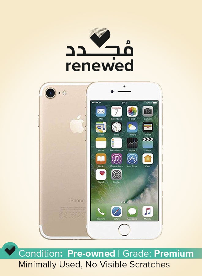 Apple Renewed - iPhone 7 32GB Gold 4G With Facetime - Image 1