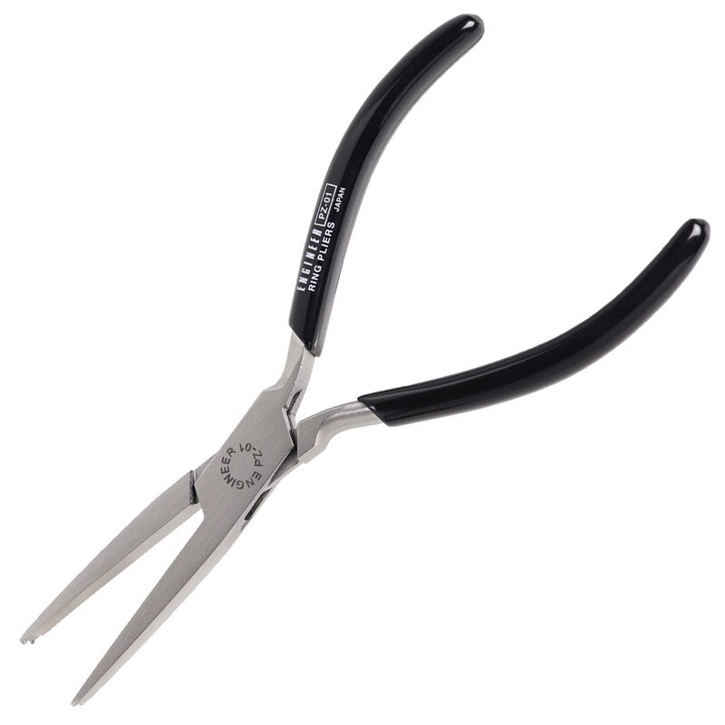 ENGINEER PZ01 ERing Pliers with Magnetized Tips 150mm Made in Japan