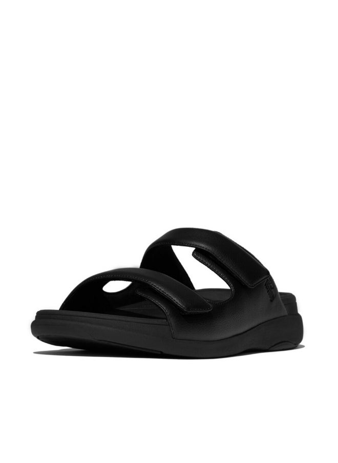 FitFlop 049-846 Fitflop Mens F-Mode Go Mens Adjustable Two-Bar Slides IW8-090 Black  - Image 4