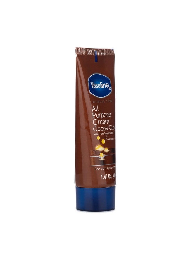 Vaseline All Purpose Cream Cocoa Glow, with Pure Cocoa Butter, 6-Pack, 1.41 FL Oz Each, 6 Tubes - Image 2