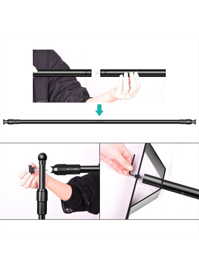 EMART 10 x 8ft (W X H) Photo Backdrop Banner Stand - Adjustable Telescopic Tube Trade Show Display Stand, Step and Repeat Frame Stand for Professional Photography Booth Background Stand Kit - Image 4