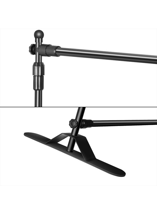 EMART 10 x 8ft (W X H) Photo Backdrop Banner Stand - Adjustable Telescopic Tube Trade Show Display Stand, Step and Repeat Frame Stand for Professional Photography Booth Background Stand Kit - Image 3