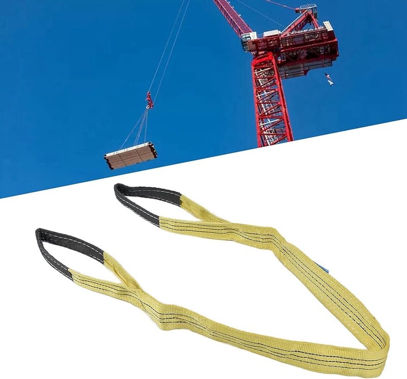 3T PES رافعة رفع أحزمة مسطحة سميكة مرنة للنقل والرفع والتحريك - Image 3