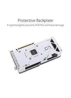 Arabest Dual GeForce RTX™ 4070 White OC Edition 12GB GDDR6X Graphics Card (PCIe 4.0, DLSS 3, HDMI 2.1, DisplayPort 1.4a, Axial-tech Fan Design, 0dB Technology)  - Image 4