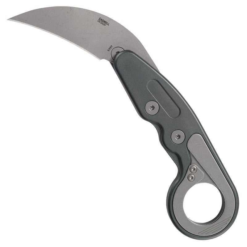 CRKT Provoke Compact: Kinematic EDC Folding Pocket Knife, Morphing Karambit, D2 Plain Edge Blade, Aluminum, Pocket Clip, 4045 - Image 2