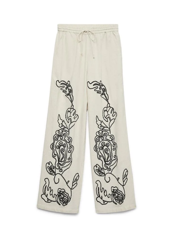 VERO MODA CALLIOPE High Waist TIE PANT