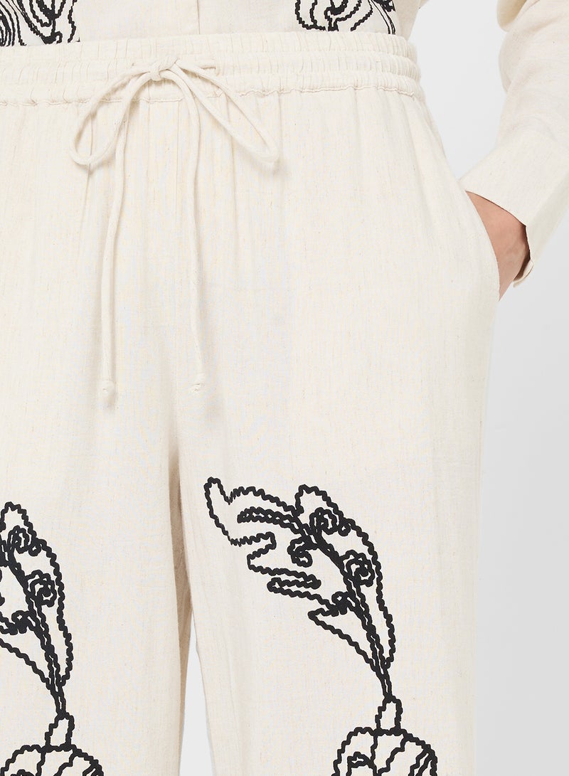 VERO MODA CALLIOPE High Waist TIE PANT - Image 2