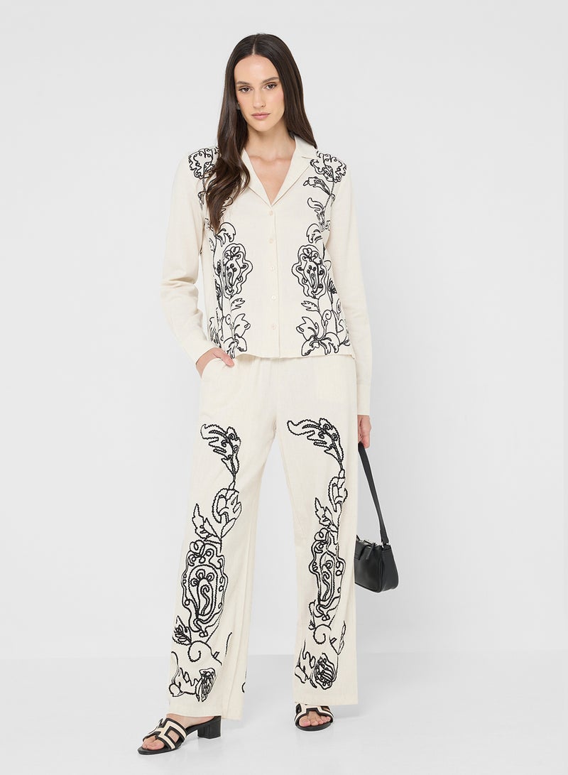 VERO MODA CALLIOPE High Waist TIE PANT - Image 1