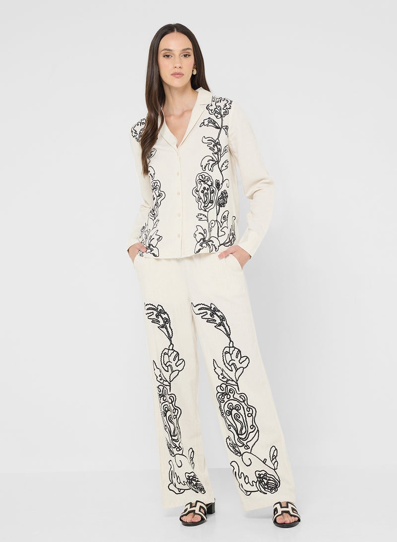 VERO MODA CALLIOPE High Waist TIE PANT - Image 4