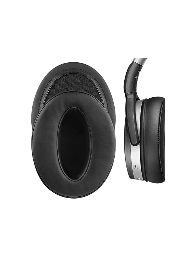 erorex Upgraded Protein Leather Replacement Ear Pads For Sen Nheiser Hd4.50Bt Hd4.50Btnc Hd4.40Bt Headphones Ear Cushions Headset Earpads Ear Cups Repair Parts Not Original Black  - Image 2
