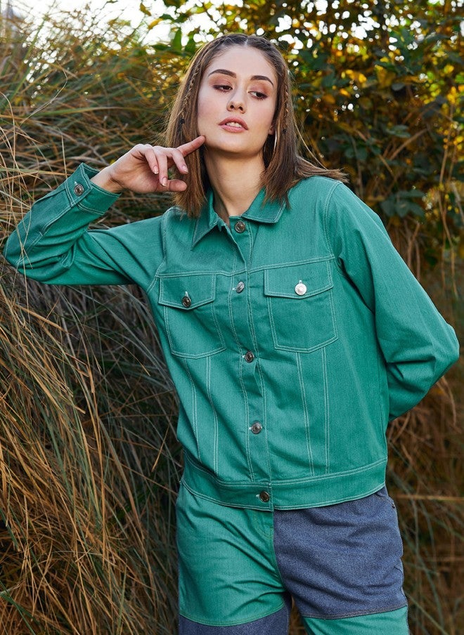 Athena جاكيت جينز قطن للنساء - Image 1