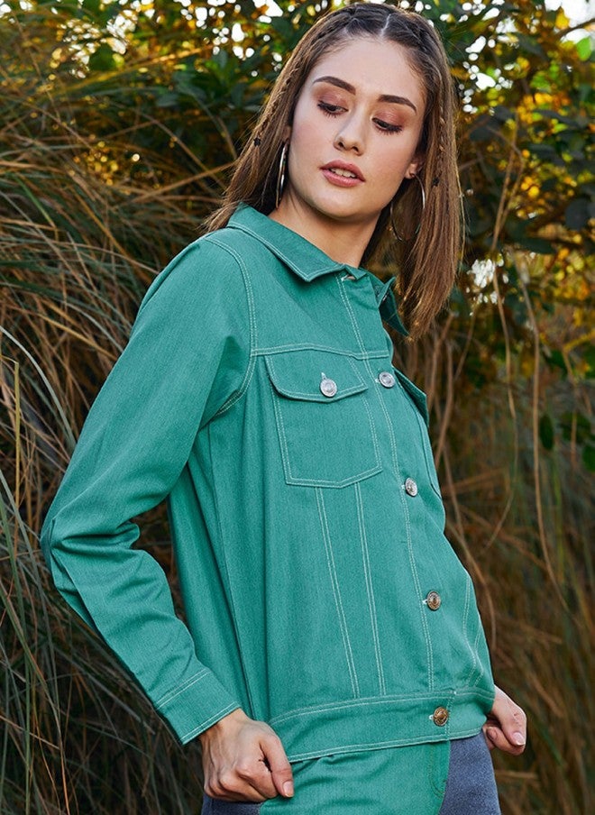 Athena جاكيت جينز قطن للنساء - Image 3