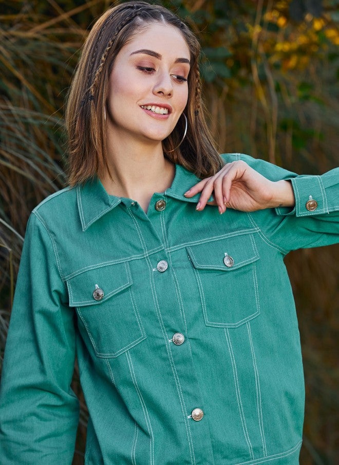 Athena جاكيت جينز قطن للنساء - Image 2