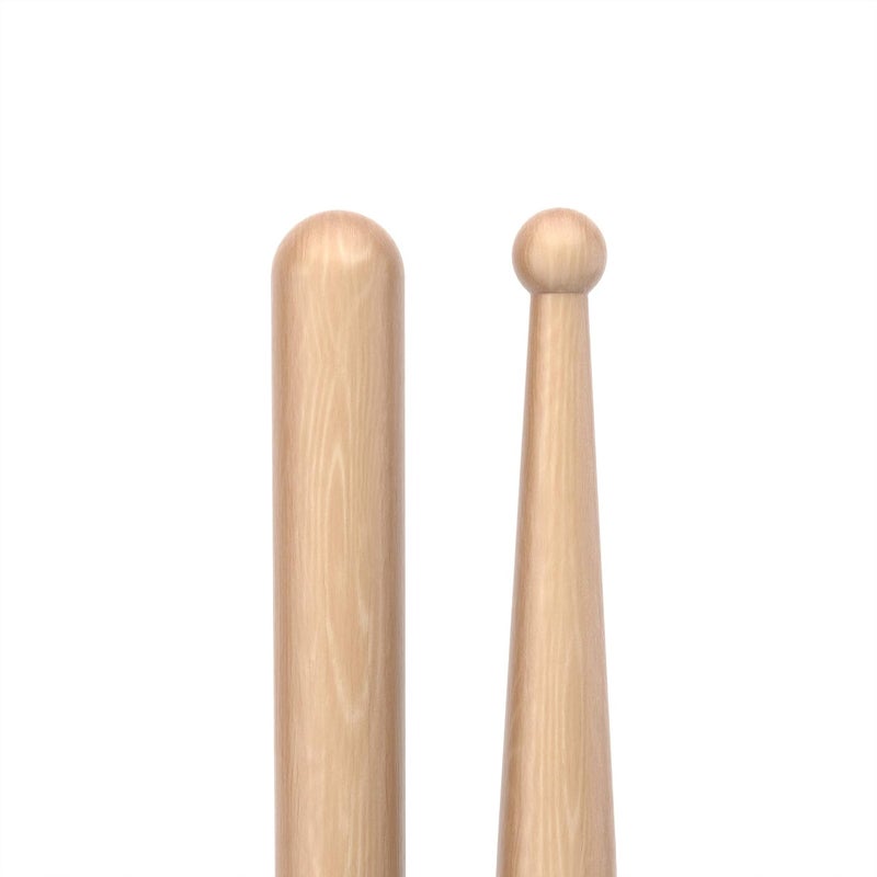 ProMark Finesse 2B Long Maple Drumsticks, Small Round Wood Tip, One Pair - Image 2