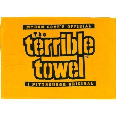 Fremont Die Steelers Terrible Towel - Yellow (Ships Within 24 Hrs - Excluding Weekends & Holidays) - Image 1