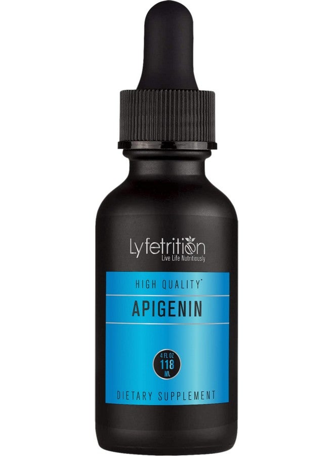 Lyfetrition مكمل لايفترشن أبيجينين 70 ملغ، 4 أونصة سائلة، 220 حصة، مصنوع في الولايات المتحدة، امتصاص سريع، مكونات قوية عالية الجودة، غير معدلة وراثيًا، منتجات خالية من القسوة - Image 1