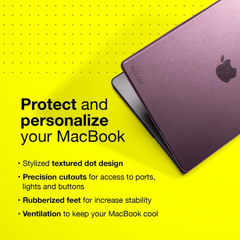 Incase Dots Hardshell with MakrolonÂ® - MacBook Pro 13 inch Case - 2022, 2020, M2, M1 - MacBook Case, Laptop Cover, Protective Hard Shell, Scratch Resistant (Clear) - Image 4