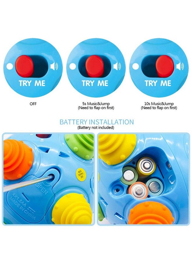 teytoy Baby Music Shake Dancing Ball Toy, Bpa Free Bouncing Sensory Developmental Ball For Boys And Girls - Image 2