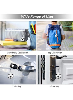 SUNSAR 12 Pieces Mini  Soccer Keychains , for  Party Favors  School Carnival Reward, Party Bag Gift Fillers.  - Image 3