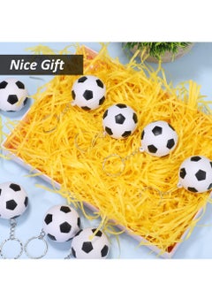 SUNSAR 12 Pieces Mini  Soccer Keychains , for  Party Favors  School Carnival Reward, Party Bag Gift Fillers.  - Image 4