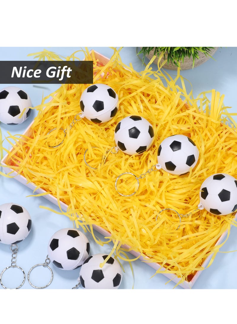 SUNSAR 12 Pieces Mini  Soccer Keychains , for  Party Favors  School Carnival Reward, Party Bag Gift Fillers.  - Image 4
