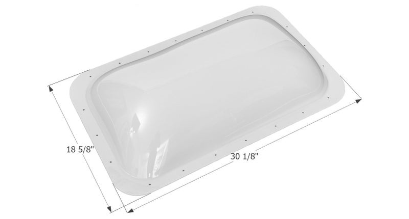 ICON Technologies Limited 12251 RV Skylight Roof Vent and Escape Hatch Skylight Sl1627C Clear