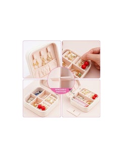 Generic Small Portable Travel Jewelry Box - White  - Image 2
