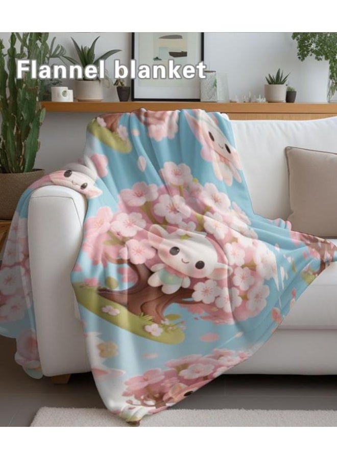 عام بطانية رقيقة من الفانيلا الكرتونية للأطفال والرضع (دافئة ومريحة، ومناسبة للنوم والألعاب) 70 سم * 100 سم - Image 4