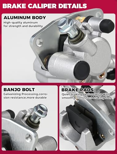 OLIFANT Front Brake Calipers for Honda 400EX 300EX 250X 250EX TRX250EX TRX250X TRX300EX TRX300X TRX400EX TRX400X Sportrax Fourtrax - Image 5