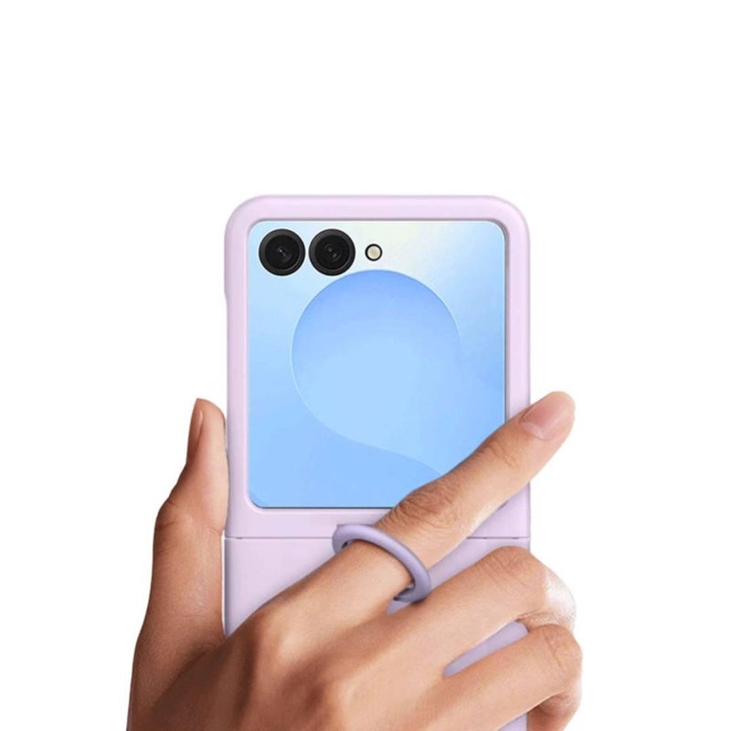 Protective Case | Film Drop Protection | White | Shockproof Cover for Samsung Galaxy Z Flip 7 - Image 5