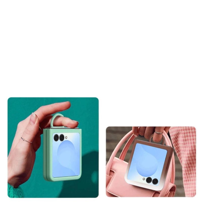 Protective Case | Film Drop Protection | White | Shockproof Cover for Samsung Galaxy Z Flip 7 - Image 3