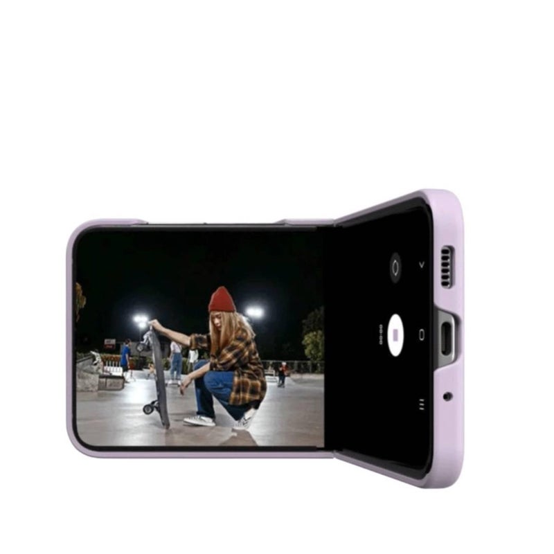 Protective Case | Film Drop Protection | White | Shockproof Cover for Samsung Galaxy Z Flip 7 - Image 4