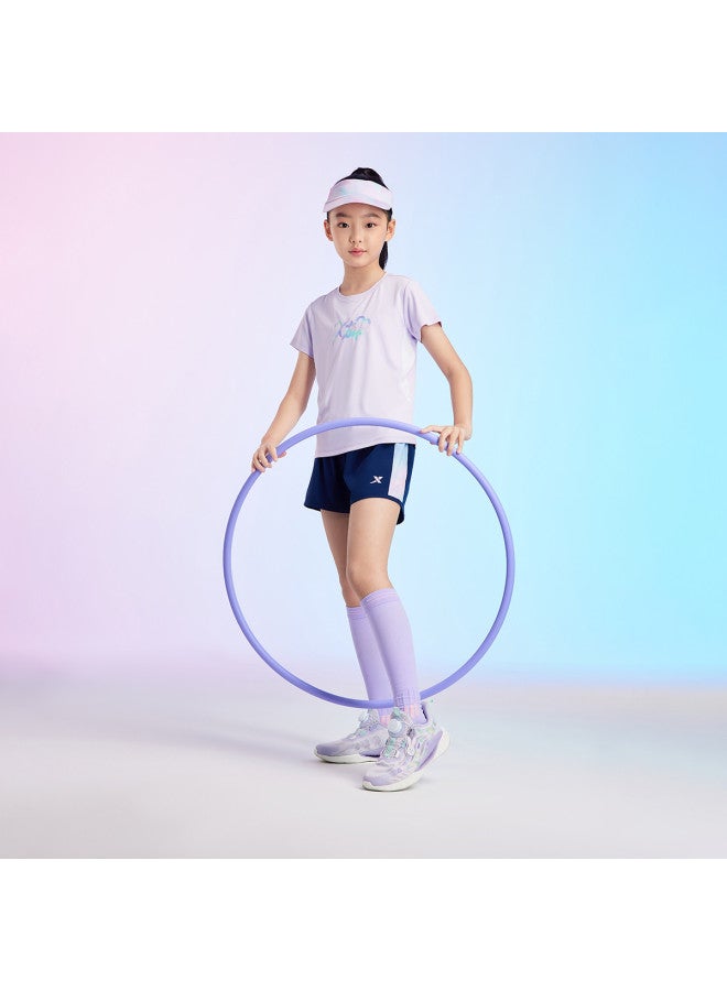 XTEP Kids' All-size Summer New 2025 Collection Casual Daily Wear Short Sleeve Outfit Sportswear - Image 5