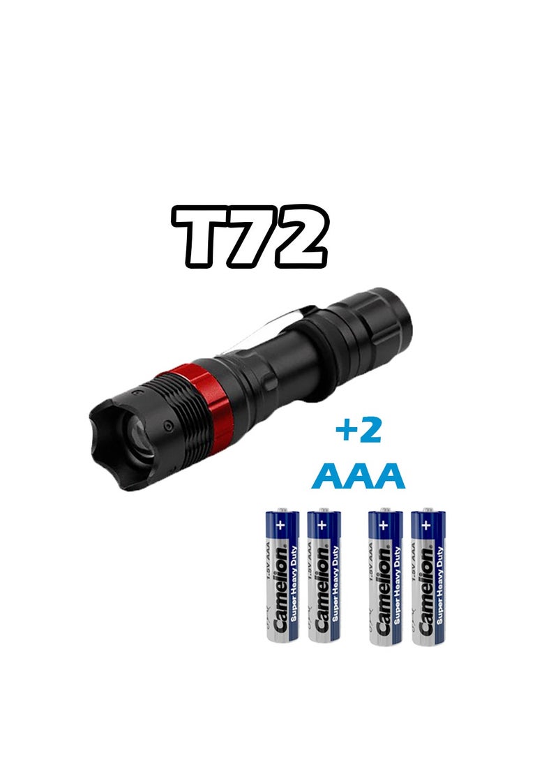 Camelion Portable T72 Led Flash Light AAAx2  - Image 1