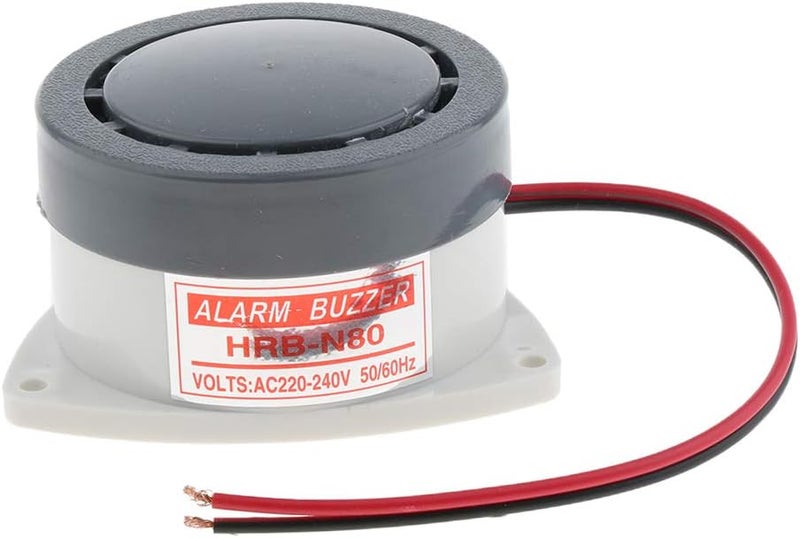 klarako 2klarakoWire Leads Sound Electronic Buzzer Alarm Security Horn 12V klarakoAC 220V klarakoHRBklarakoN80klarako220V, as described - Image 1
