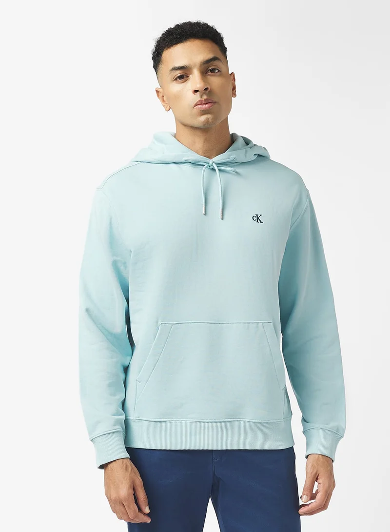 Cotton Terry Monogram Hoodie