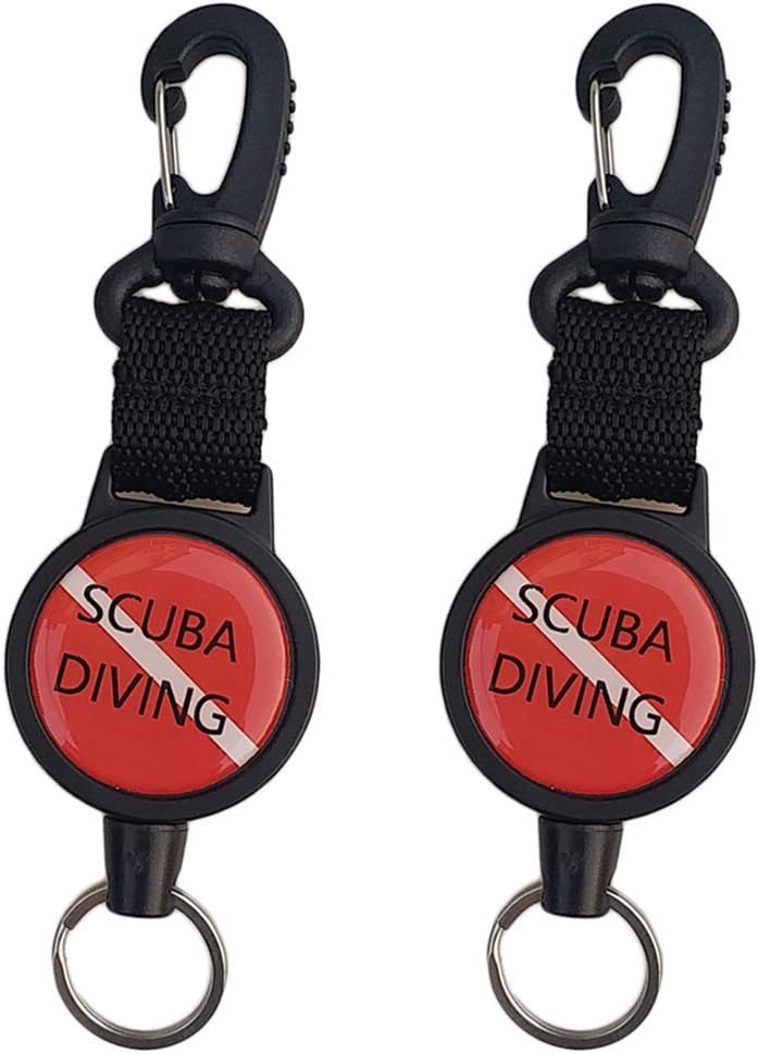 klarako 2x Diving Retractable Lanyard Dive Retractor For - Image 1