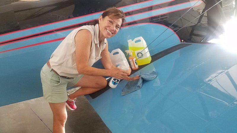 Plane Perfect Wing Wipe Quick Detail Spray Sealant - 1 Gallon, Ultimate UV Protection Hydrophobic Plane & Car Wax Spray, Aviation Grade Quick Detailer Spray for Airplane, Car, RV, Motorcycle & Boat - Image 2