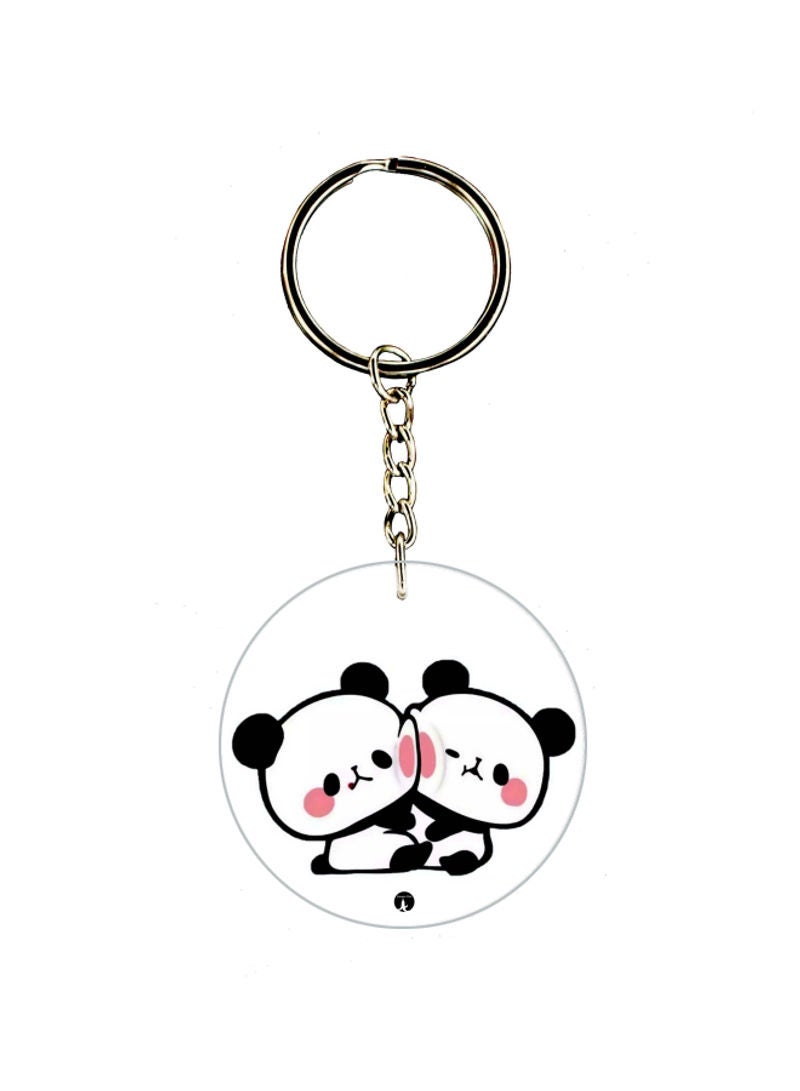 RKN Panda Printed Keychain