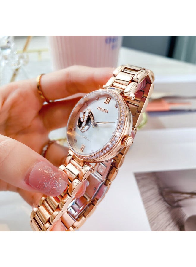 Rosdn Armani Series Birthday 3.8 Festival Gift Women's Mechanical Watch Top Ten Brand Luxury Ladies - Image 4