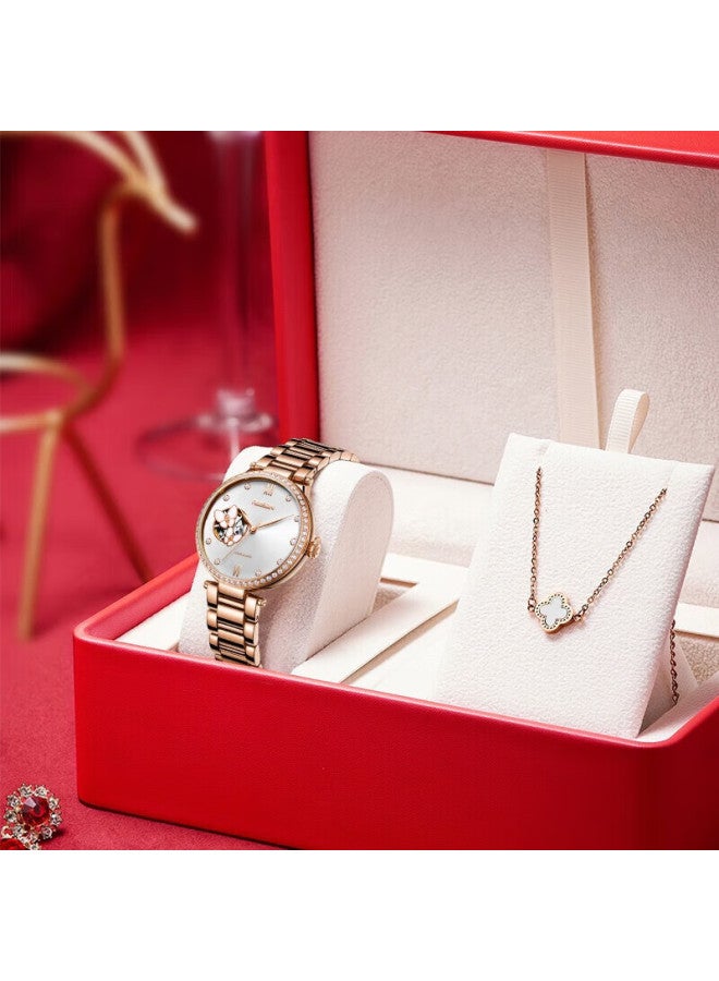 Rosdn Armani Series Birthday 3.8 Festival Gift Women's Mechanical Watch Top Ten Brand Luxury Ladies - Image 2