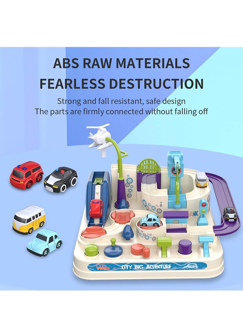 Excefore Adventure Car Toy, Car Race Track Toy for Kids, Intelligence Educational Cars Track Kids Space Toys, Montessori Toys for 3 Year Old Boys Gifts for Kids Age 3 4 5 6 - Image 5