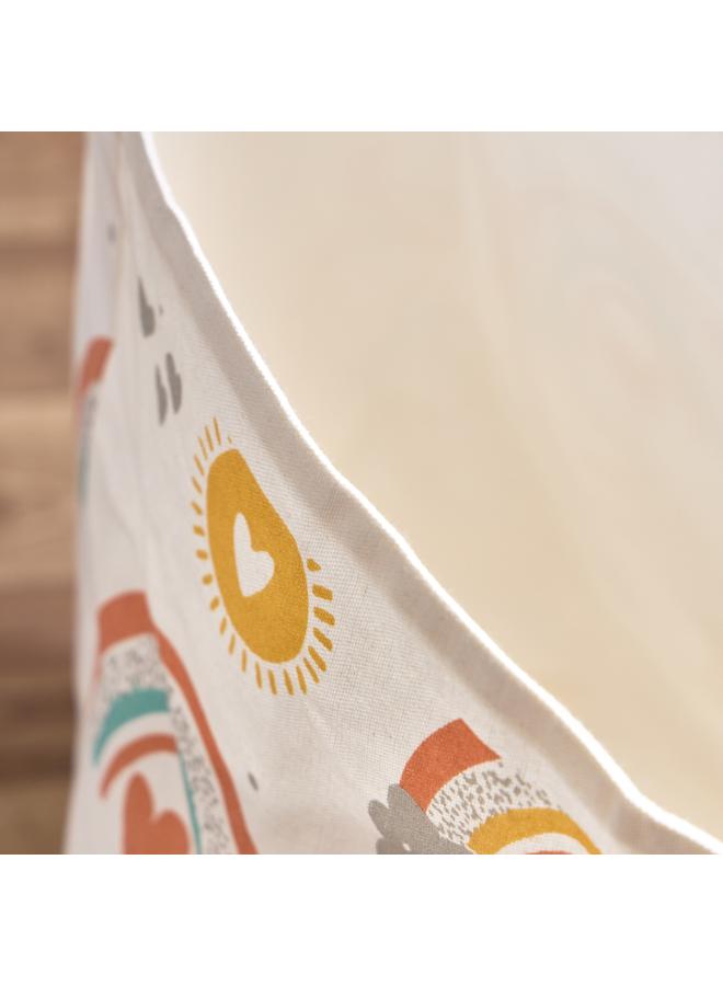 Home Box Happy Place Printed Toy Storage Basket 35X35X40 Cm - Image 4