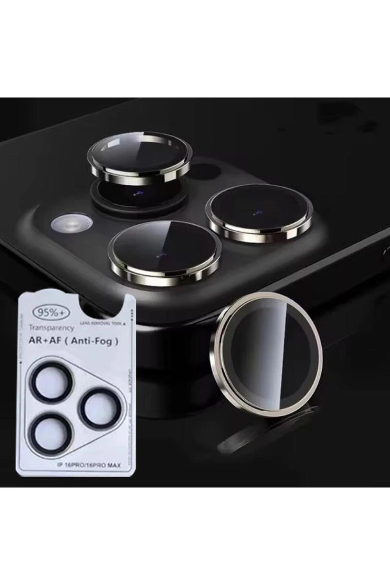 15pro pro max Gray 1Pc AR+AF Camera Lens Ring Glass For IPhone 15 16 Pro Max 16pro 15plus Lens Scree