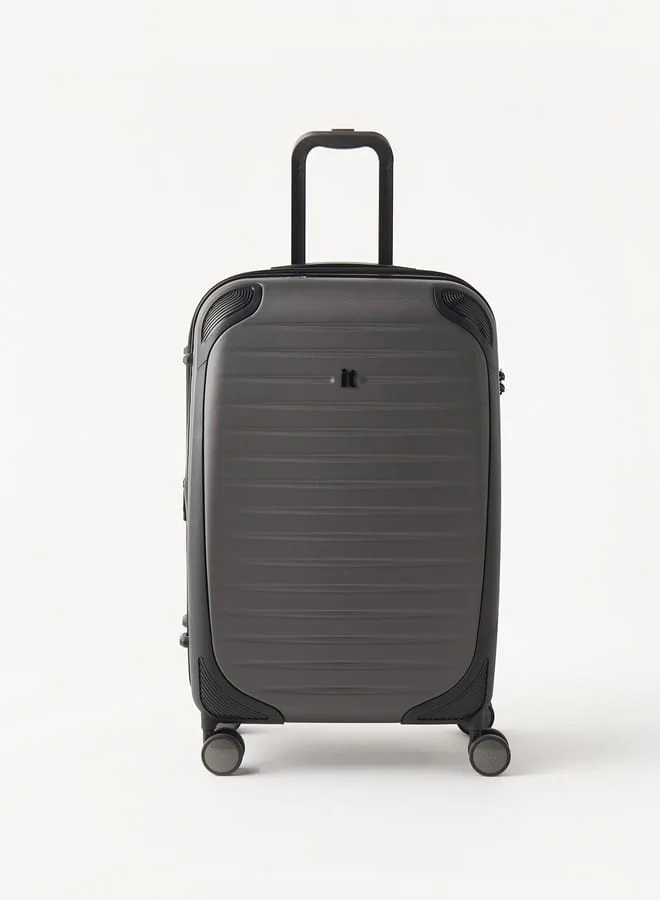 it Textured Hardcase Trolley Bag with Retractable Handle