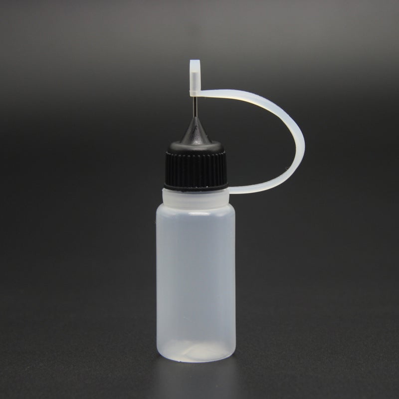 Generic 10ml Colorful Syringe Bottles for Cosmetics Black 