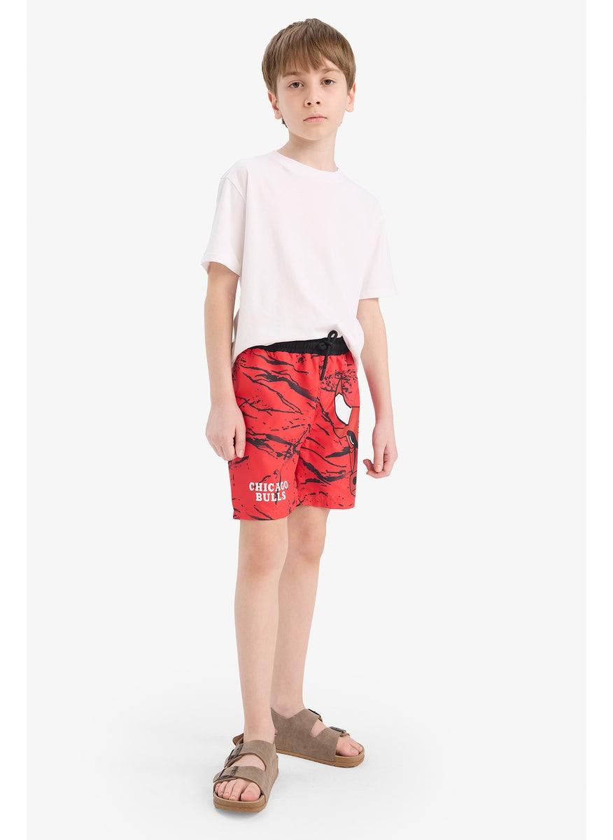 DeFacto Boy Regular Fit Chicago Bulls Licensed Swim Shorts  - Image 2