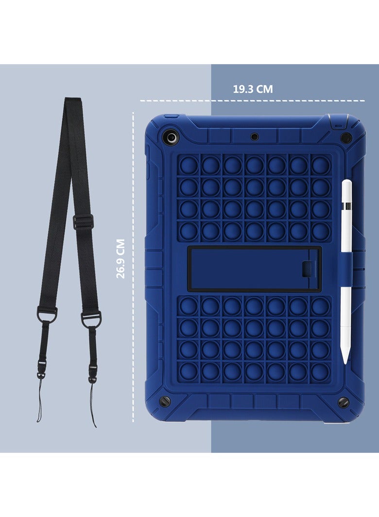 general Case for iPad 9th/8th/7th generation (Case for iPad 10.2 2021/2020/2019) Push Pop Fidget Toys Case Fall Protection Cover with Pencil Holder Kickstand - Image 5